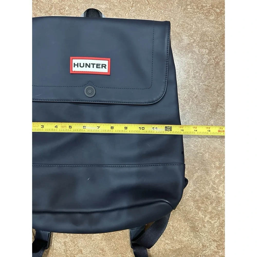 Hunter Target 20th Anniversary Navy Backpack Yellow Lining Water Resistant